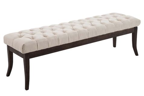 Banc Ramses Tissu Antique Sombre Crème/150 Cm