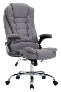 Fauteuil De Chef Thor En Tissu Gris