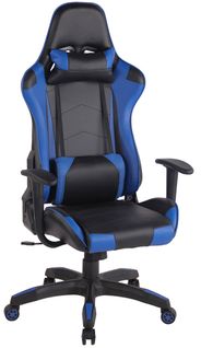 Fauteuil De Bureau Miracle V2 Similicuir Noir / Bleu
