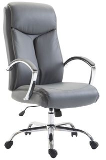 Fauteuil De Bureau Xl Vaud Similicuir Gris