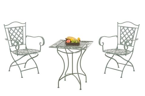 Ensemble De Meubles Payo En Fer Vert Antique