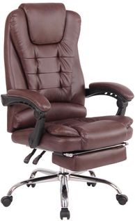 Fauteuil De Bureau Oxygen En Tissu Ou Similicuir Bordeaux/similicuir