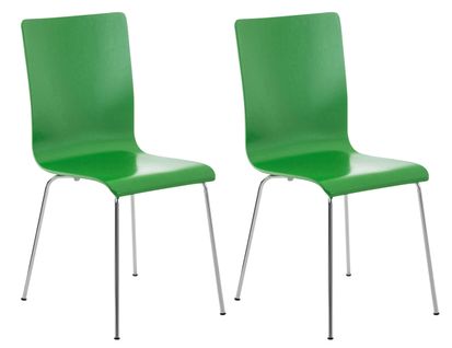 Set 2 Chaises Pepe En Bois Vert
