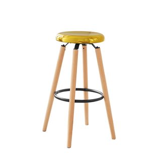 Tabouret De Bar Design Avec Repose-pieds, Chaise De Bar, Tabouret De Comptoir, Doré, Fst89-g