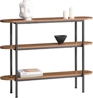 Table Console Bout De Canapé Table D'appoint Réglable En Hauteur Table D’entrée Buffet, Fsb67-ws