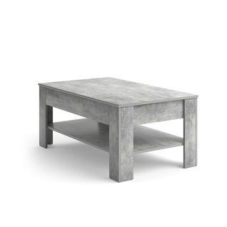 Table Basse Milan, Béton, 92.2x48cm