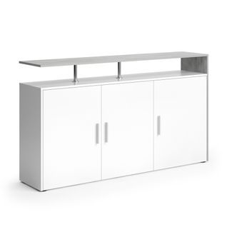 Commode Amato 29353 Béton/blanc 35x91.6cm