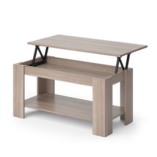 Table Basse Lorenz, Sonoma, 100x50cm Avec Fonction Délévation