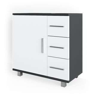 Meuble Sous Vasque Simple Ilias 31503 Anthracite 60x60.8cm