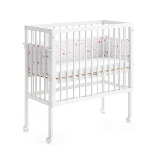 Lit Bébé Sophie 33008 Blanc 94x42.5 cm 2 Rails Latéraux