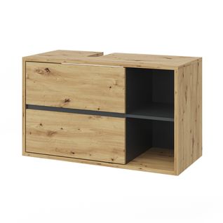 Meuble Sous Vasque Viola 33908 Chêne Artisan 100x60cm