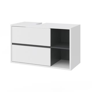 Meuble Sous Vasque Simple Viola 33912 Blanc 100x60cm