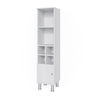Colonne De Salle De Bain Fynn, Blanc, 30x130.6cm Petite Porte
