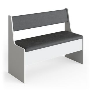 Banquette De Salle à Manger Roman, Blanc, 106.6x41.5cm