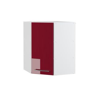 Elément Haut De Cuisine Fame-line 34805 Rouge Bordeaux Haute Brillance 57cm