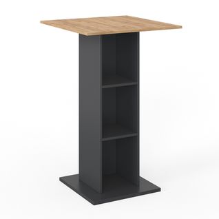 Table De Bar Rodeo, Anthracite, 70x70cm