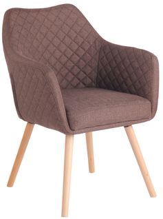 Chaise De Salle À Manger Gent Tissu Marron/nature