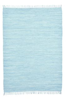 Tapis Réversible En Coton Happy Cotton 70x140 Cm - Bleu Clair