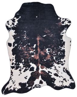 Tapis En Fourrure Synthétique Emilia 130x170 Cm - Noir