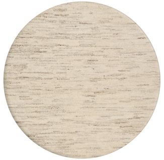 Tapis Berbère Original En Laine Hadj Diam 250 Cm - Beige