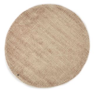 Tapis Uni Groove 140x140 Cm - Marron
