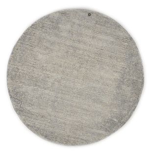 Tapis Uni Groove 140x140 Cm - Argenté