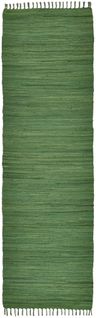 Tapis Réversible En Coton Happy Cotton 70x250 Cm - Vert Foncé