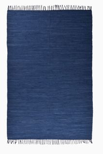 Tapis Réversible En Coton Happy Cotton 160x230 Cm - Bleu