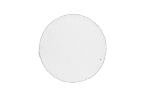 Tapis Shaggy Uni Cozy Diam 100 Cm - Blanc