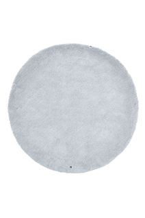 Tapis Shaggy Uni Cozy Diam 100 Cm - Gris