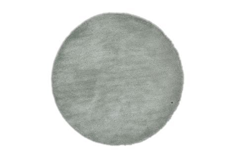 Tapis Shaggy Uni Cozy Diam 100 Cm - Menthe