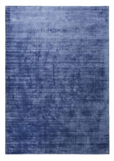 Tapis En Viscose Tissé Main Aspect Vieilli - Shine 250x300 Cm - Bleu