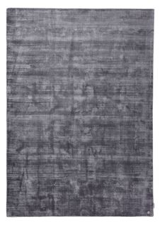Tapis En Viscose Tissé Main Aspect Vieilli - Shine 300x400 Cm - Anthracite