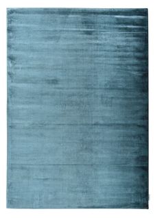 Tapis En Viscose Tissé Main Aspect Vieilli - Shine 300x400 Cm - Aqua