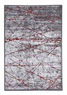 Tapis Tissé Plat Orelia 75x150 Cm - Rouge