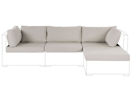 Ensemble De Housses De Coussins D'extérieur Sano Beige Sable