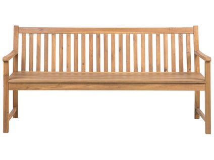 Banc Bois D'acacia Certifié 180 Cm Bois Clair Vivara