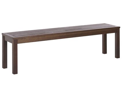 Banc Bois 160 Cm Bois Foncé Tuscania
