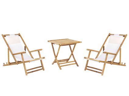 Ensemble Pour Bistro Bois Beige Clair Atrani/molise