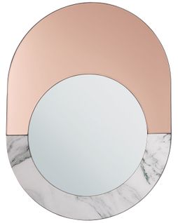 Miroir 65 Cm Rose Doré Rety