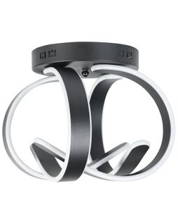 Plafonnier LED En Métal Noir Nura