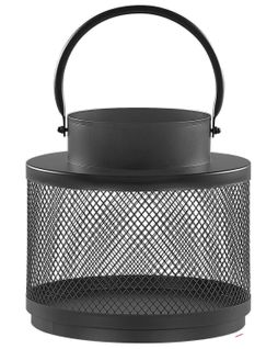 Lanterne Bougie Métal Noir 24 Cm Yamdena