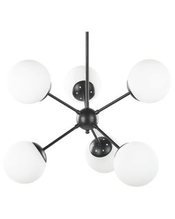 Plafonnier Adawro Métal Noir/blanc