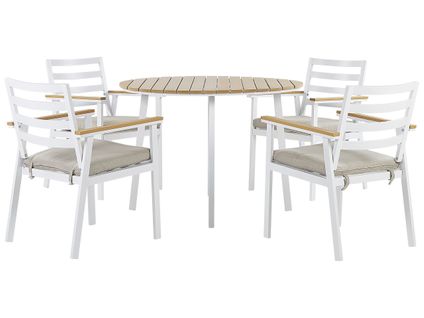Set De Salle à Manger Matériaux Synthétiques Beige Cavoli