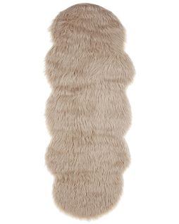 Fourrure Artificielle Beige Sable Mamungari