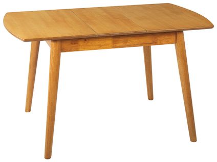 Table à Manger Extensible 100/130 X 80 Cm Bois Clair Toms