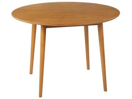 Table à Manger Ronde D 110 Cm Bois Clair Radan