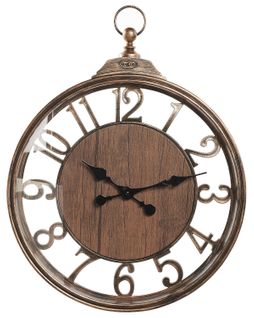 Horloge Murale Ø 52 Cm Marron Alcoba