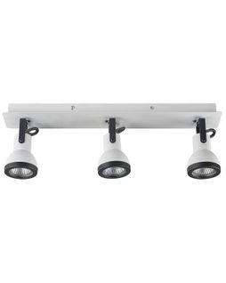 Spot à 3 Lumières Baro Réglable Métal Blanc