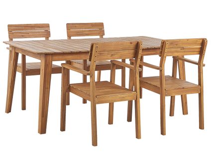 Set De Salle à Manger Bois Solide Bois Clair Fornelli